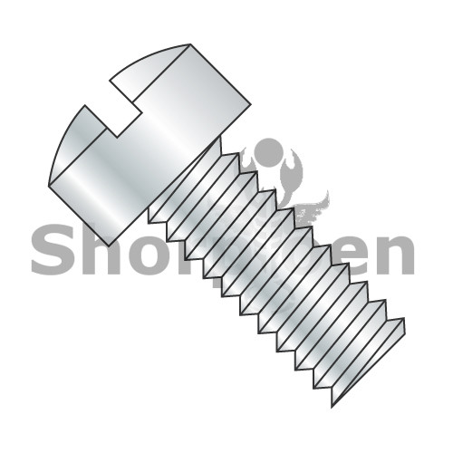 2-56X1/8 Slotted Fillister Head Machine Screw Fully Threaded Zinc (Pack Qty 10,000) BC-0202MSL