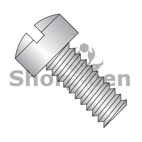4-40X1 1/8 Slotted Fillister Machine Screw Fully Threaded 18-8 Stainless Steel (Pack Qty 5,000) BC-0418MSL188