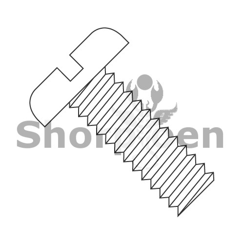 4-40X11/16 Slotted Pan Machine Screw Fully Threaded Nylon (Pack Qty 2,500) BC-0411MSPN