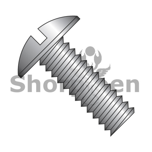 1/4-20X1 Slotted Truss Machine Screw Fully Threaded Black Oxide (Pack Qty 2,500) BC-1416MSTB