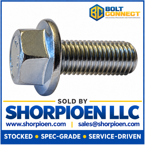 5/16-18X1 Hex Head Flange Non Serrated Frame Bolt IFI-111 2002 18-8 Stainless Steel (Pack Qty 500) BC-3116BF188