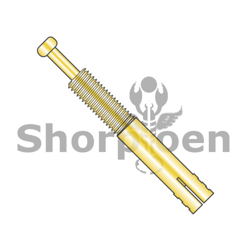 5/8X4 Expansion Pin Anchor Zinc Yellow (Pack Qty 30) BC-6264AEP