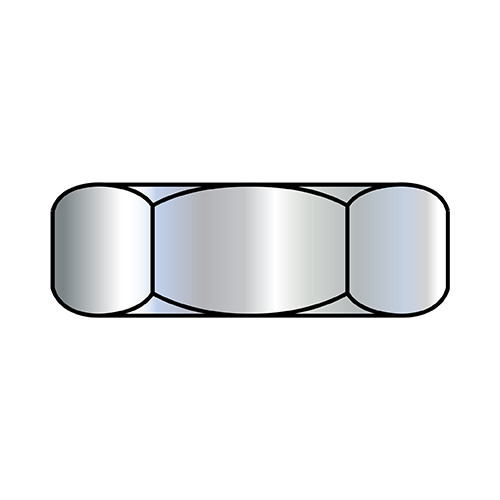 2-56X3/16X1/16 Coarse Thread Standard Pattern Hex Machine Screw Nut Zinc (Pack Qty 10,000) BC-02NH