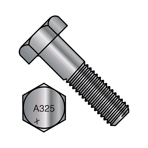 1 1/4-7X5 Heavy Hex Structural Bolts A 325 1 Hot Dipped Galvanized Made in North America (Pack Qty 15) BC-12580A325-1G