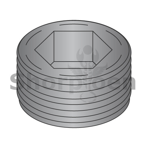 3/4 Flush Seating Socket Pipe Plug Plain (Pack Qty 50) BC-00750PPSF