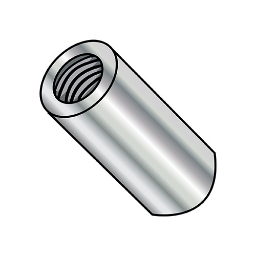 6-32X3/8 One Quarter Round Standoff Brass Nickel (Pack Qty 500) BC-140606RFBN