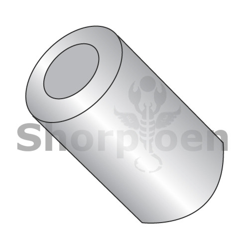 6X1/4 One Quarter Round Spacer Aluminum (Pack Qty 1,000) BC-140406RSA