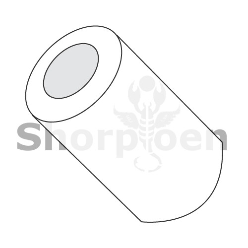 14X9/16 One Half Round Spacer Nylon (Pack Qty 1,000) BC-500914RSN