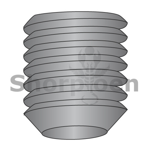 10-24X1 1/4 Coarse Thread Socket Set Screw Cup Plain (Pack Qty 100) BC-1020SSC