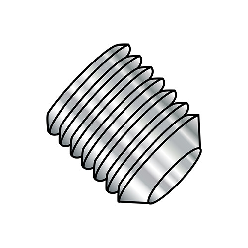 6-40X3/8 Fine Thread Socket Set Screw Cup Plain (Pack Qty 100) BC-06F06SSC