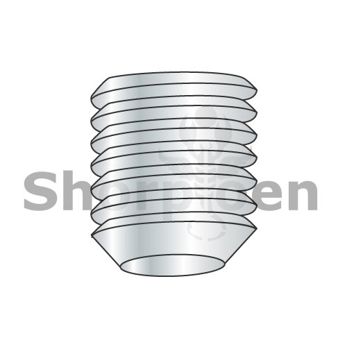 3/8-24X1/4 Fine Thread Socket Set Screw Cup Plain (Pack Qty 100) BC-3804SSC