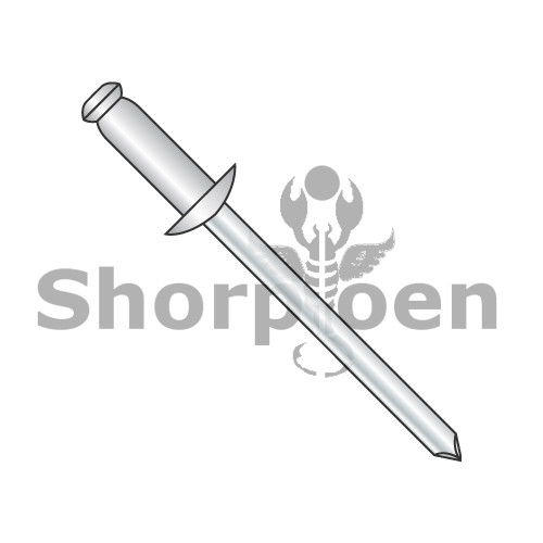 3/16X.75-.87 Stainless Steel Rivet With Steel Mandrel (Pack Qty 2,000) BC-SSDS614