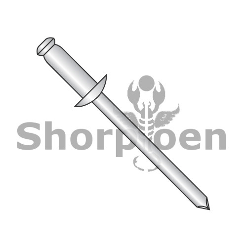 5/32X.18-.25 Stainless Steel Rivet With Stainless Steel Mandrel (Pack Qty 500) BC-SSDSS54