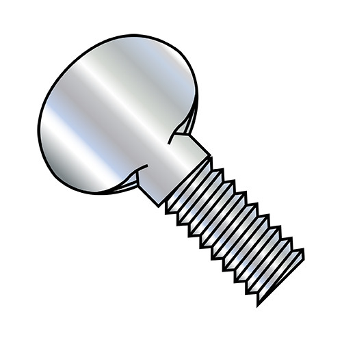 8-32X3/8 Thumb Screw Plain Fully Thread Zinc (Pack Qty 3,000) BC-0806T