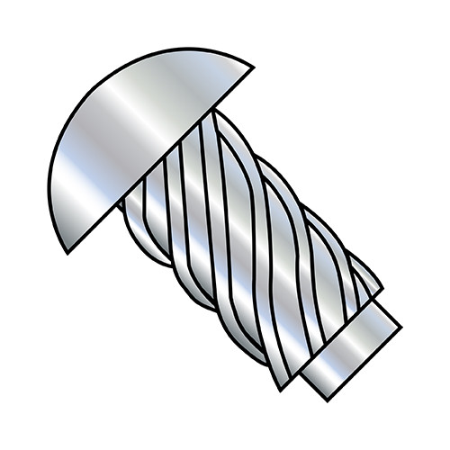 4X5/16 Round Head Type U Drive Screw Zinc (Pack Qty 10,000) BC-0405U