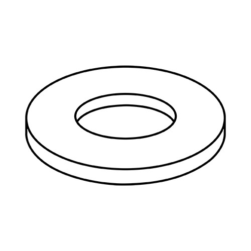 10X3/8X.125 Flat Washer Nylon (Pack Qty 5,000) BC-1006.125WFN