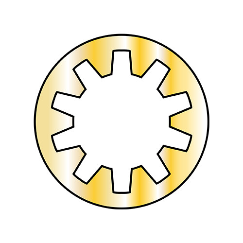 5/16 Internal Tooth Lock Washer Zinc Yellow (Pack Qty 9,000) BC-31WIY