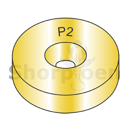 5/8 Thick Heavy Duty Thru Hardened S A E Washers Zinc Yellow Made In USA (Pack Qty 1,150) BC-62WSAETH
