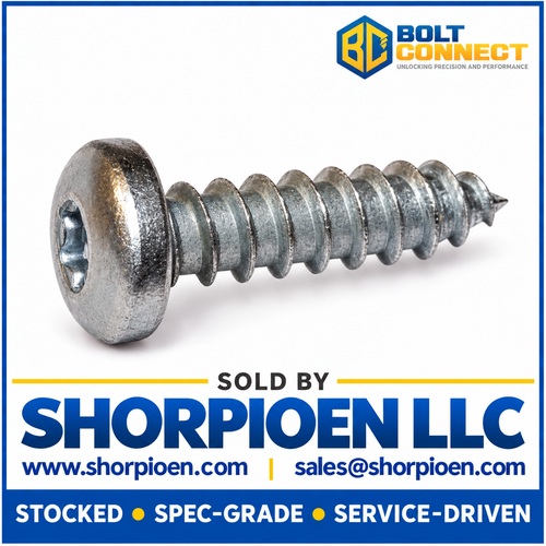 8-15X2 1/2 6 Lobe Pan Self Tapping Screw Type A Fully Threaded Zinc (Pack Qty 1,500) BC-0840ATP