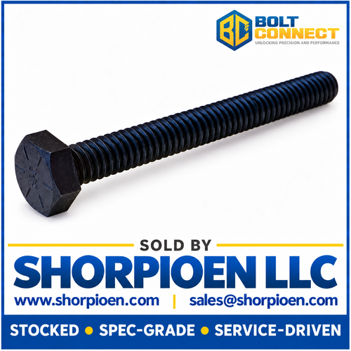 1/2-13X4 Hex Tap Bolt Grade 8 Fully Threaded Plain (Pack Qty 150) BC-5064BHT8P