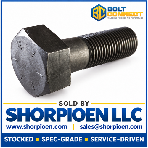 1 1/2-6X5 1/2 Coarse Thread Hex Cap Screw Grade 8 Plain Imported (Pack Qty 4) BC-15088CH8OP