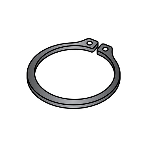 M20 Din 471 External Retaining Ring Steel Phosphate (Pack Qty 2,500) BC-M20D471