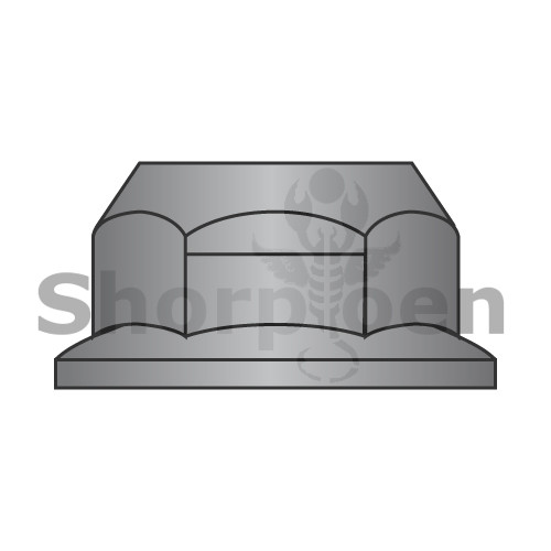 M12-1.75 Din 6927 Metric Top Lock Flange Nut Class 10 Black Phosphate and Oil (Pack Qty 600) BC-M12D6927-10P
