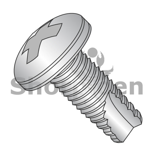 4-40X3/8 Phillips Pan Thread Cutting Screw Type 23 Fully Threaded 18-8 Stainless Steel (Pack Qty 5,000) BC-04063PP188