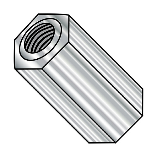 2-56X3/8 One Eighth Hex Standoff Stainless Steel (Pack Qty 500) BC-020602HF303