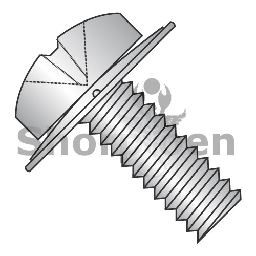 M3-0.5X8 ISO7045 Phil Pan 410SS Conical Square Washer Sems Full Thread 18 8Stainless Steel (Pack Qty 2,000) BC-MI38CPP188