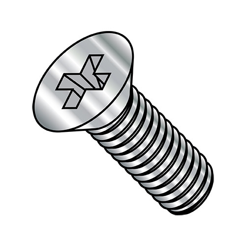 2-56X9/16 Phillips Flat Machine Screw Fully Threaded 18 8 Stainless Steel (Pack Qty 5,000) BC-0209MPF188