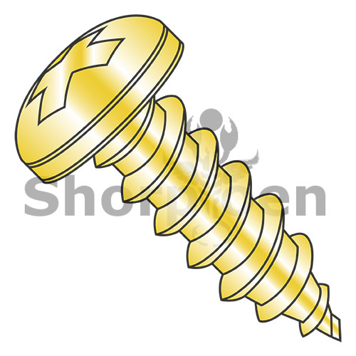 8-18X3/8 MS51861 Military Phillips Pan Type AB Sheet Metal Screw Cadmium (Pack Qty 2,000) BC-MS51861-34