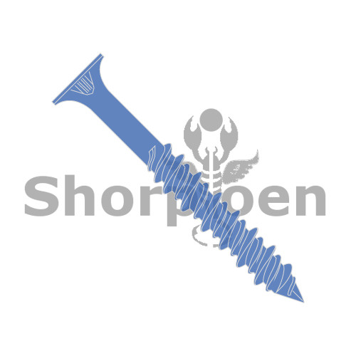 1/4X2-1/4  Phillips Flat Concrete Screw Blue (Box Qty 100)