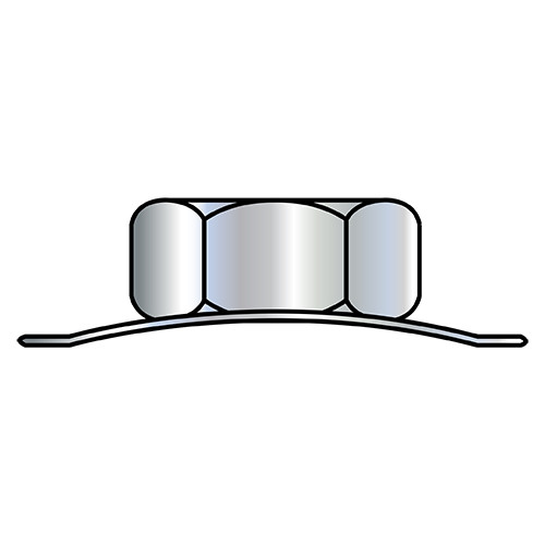 3/8-16X1 Conical K  Keps Lock Nut Zinc (Pack Qty 1,000) BC-3716NKC