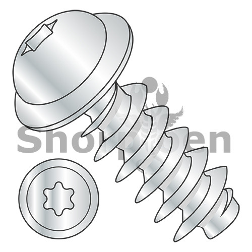 M2.2-0.98X12 Metric 6 Lobe Round Washer PT Alternative Fully Threaded A2 Stainless Steel (Pack Qty 2,500) BC-608413