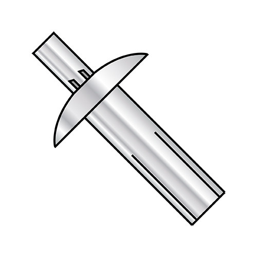 1/4X9/16 Brazier Aluminum Drive Rivet (Pack Qty 1,000) BC-14563ABA