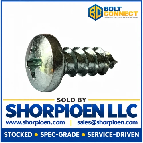 5-20X1 1/2 Phillips Pan Self Tapping Screw Type AB Fully Threaded Zinc (Pack Qty 6,000) BC-0524ABPP