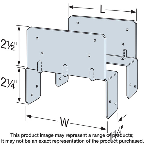 Simpson Strong-Tie ACH6Z ACHZ™ ZMAX® Galvanized Adjustable