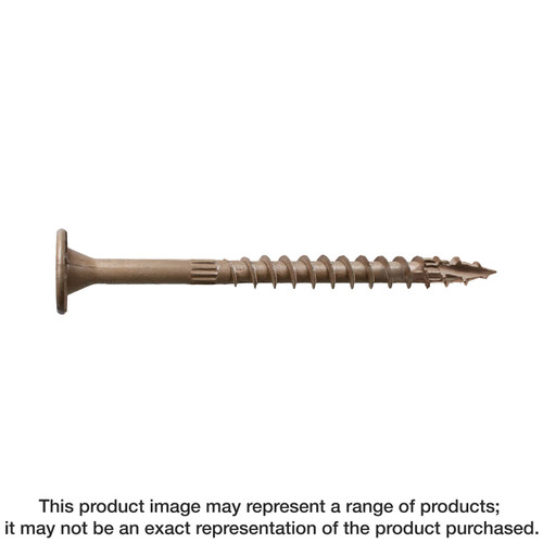 Simpson Strong-Tie SDWS22600DB-R12 Strong-Drive® SDWS™ TIMBER Screw (Exterior Grade) — 0.220 in. x 6 in. T40, Tan (12-Qty)