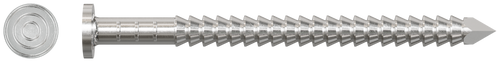 Simpson Strong-Tie T3KR51 Premium Siding Nail — 1-1/4 in. x 5/32 in. Head Dia., Type 316 Stainless Steel (1 lb.)