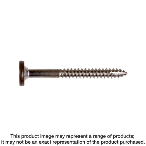 Simpson Strong-Tie T08175FS75WH01 Fascia Board Screw — #8 x 1-3/4 in. T-20 6-Lobe Pancake Head Type 316, White 01 (75-Qty)