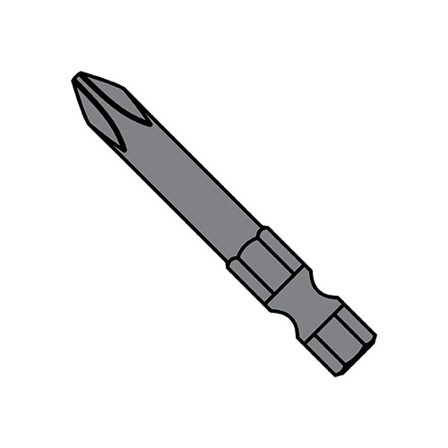 2X2 3/4X1/4 Phillips Power Bit (Pack Qty 100) BC-27-364