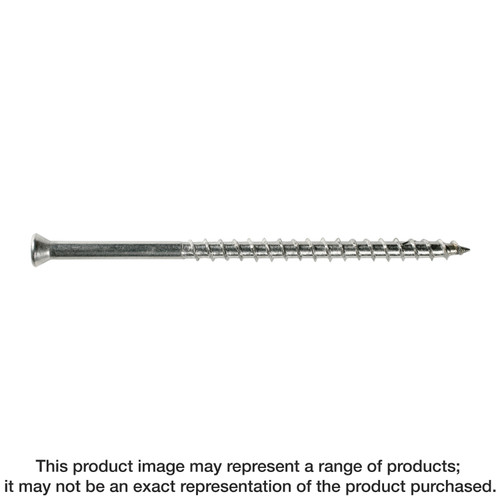 Simpson Strong-Tie T07162FT5WH01 Trim-Head Screw, 6-Lobe Drive — #7 x 1-5/8 in. T-15 Type 316, White 01 (5 lb.)