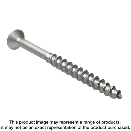 Simpson Strong-Tie TNTS18234TFB Titen Turbo™ — 3/16 in. x 2-3/4 in. 6-Lobe Flat-Head Concrete and Masonry Screw, Silver (1000-Qty)