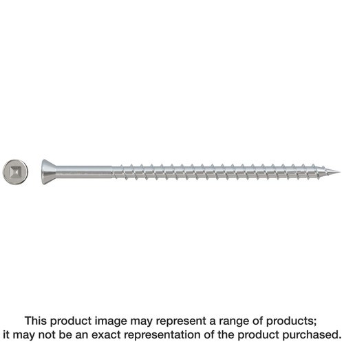 Simpson Strong-Tie SSDTH3S Trim-Head Screw — Sharp Point (Collated) — #7 x 3 in. #2 SQ Type 305 (1000-Qty)