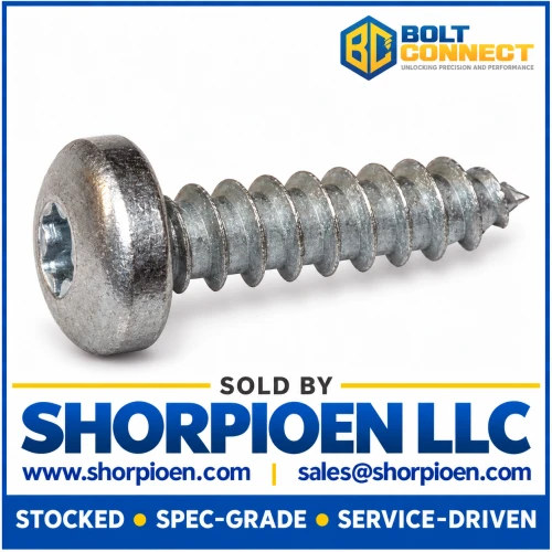 12-14X3/4 6 Lobe Pan Self Tapping Screw Type A B Fully Threaded Zinc (Pack Qty 5,000) BC-1212ABTP