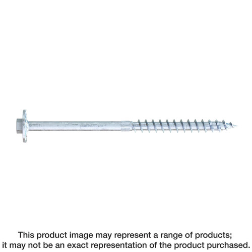 Simpson Strong-Tie SDWH27600G Strong-Drive® SDWH™ TIMBER-HEX HDG Screw — 0.276 in. x 6 in. 3/8 Hex (300-Qty)