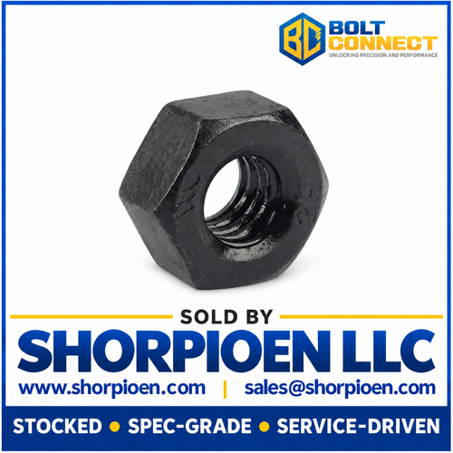 3/4-10 Heavy Hex Nuts A 194 2 H Plain Imported (Pack Qty 125) BC-75A1942HI