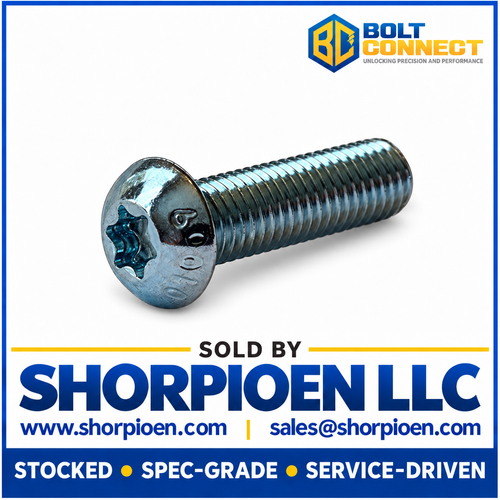 M3-0.5X4 ISO7380 Metric 6 Lobe Button Head Cap Screw Class 10.9 Zinc (Pack Qty 10,000) BC-MI34CTB10Z