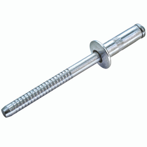 3/16" .138-.236 Goebel/GO-BULB Blind Rivet Domed Head Steel-Steel (Pack Qty 5000) SBS-0614-GB